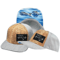 Florida Hat - Baseball Hat Fit - Cork - Heather Gray / Gray - Jersey Mesh