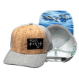 Florida Hat, Baseball Hat, Snapback Hat, Cork, Heather Gray, Gray, Mens Hat, Womens Hat, Main Picture