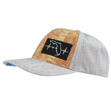 Florida Hat, Baseball Hat, Snapback Hat, Cork, Heather Gray, Gray, Mens Hat, Womens Hat, Side Picture
