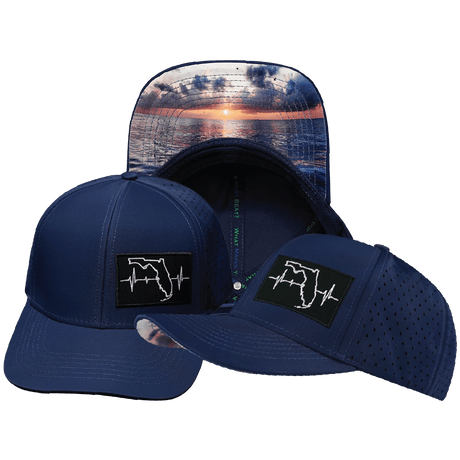 Florida Hat, Baseball Hat, Snapback Hat, Dark Blue, Mens Hat, Womens Hat, Main Picture