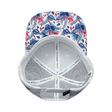 Florida Hat, Baseball Hat, Snapback Hat, Floral, White, Mens Hat, Womens Hat, Underbill Picture