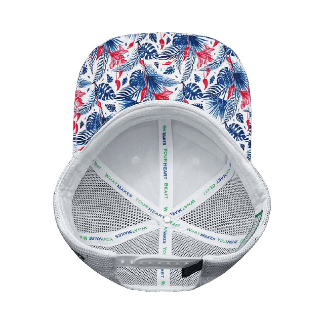 Florida Hat, Baseball Hat, Snapback Hat, Floral, White, Mens Hat, Womens Hat, Underbill Picture