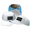 Florida Hat - Baseball Hat Fit - White - Laser Mesh