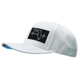 Florida Hat, Baseball Hat, Snapback Hat, White, Mens Hat, Womens Hat, Side Picture