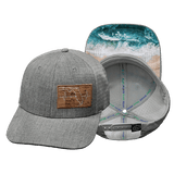 Florida Hat, Baseball Hat, Snapback Hat, Heather Gray, Gray, Mens Hat, Womens Hat, Main Picture