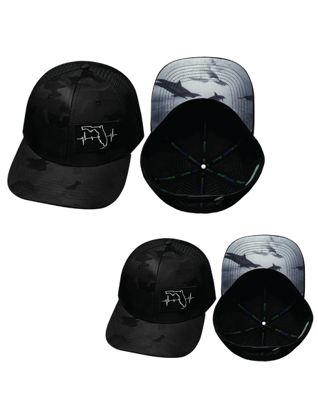 Florida Hat Bundle, Baseball Hat, Snapback Hat, Black Camo, Black, Mens Hat, Womens Hat, Main Picture