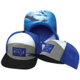 Florida Hat, Flat Bill, Snapback Hat, Black, Gray, White, Blue, Lightning Colors, Mens Hat, Womens Hat, Main Picture 