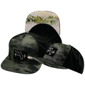 Florida Hat - Flat Bill - Green Camo / Black - Jersey Mesh
