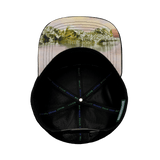 Florida Hat, Flat Bill, Snapback Hat, Green Camo, Black, Mens Hat, Womens Hat, Underbill Picture