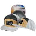 Florida Hat - Flat Bill - Cork - Gray / Charcoal - Jersey Mesh