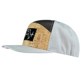 Florida Hat, Flat Bill, Snapback Hat, Cork, Gray, Charcoal, Mens Hat, Womens Hat, Side Picture