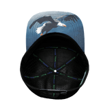 Florida Hat, Flat Bill, Snapback Hat, Navy Camo, Black, Mens Hat, Womens Hat, Underbill Picture