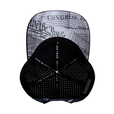Freedom Hat, Baseball Hat Fit, Snapback Hat, Black, Mens Hat, Womens Hat, Underbill Picture