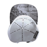 Freedom Hat, Flat Bill, Snapback Hat, White Camo, Mens Hat, Womens Hat, Underbill Picture