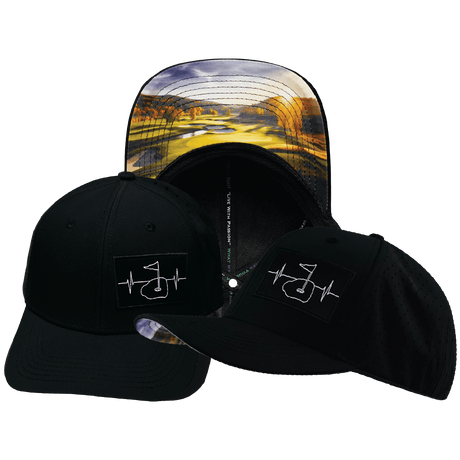 Golf Hat, Baseball Hat, Snapback Hat, Black, Mens Hat, Womens Hat, Main Picture 