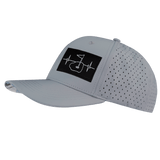 Golf Hat, Baseball Hat, Snapback Hat, Gray Blue, Mens Hat, Womens Hat, Side Picture 