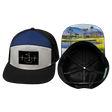 Golf Hat, Flat Bill, Snapback Hat, Black, White, Navy, Mens Hat, Womens Hat, Main Picture