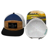 Golf Hat, Flat Bill, Snapback Hat, Cork, Black, Navy, White, Mens Hat, Womens Hat, Main Picture