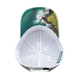 Golf Hat, Low Profile, Ponytail, Snapback Hat, Mint Green, White, Mens Hat, Womens Hat, Underbill Picture 