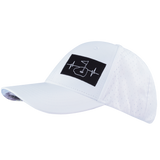 Golf Hat, Low Profile, Ponytail, Snapback Hat, White, Mens Hat, Womens Hat, Side Picture 