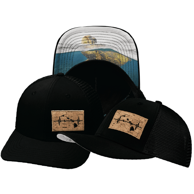 Hawaii Hat, Baseball Hat, Snapback Hat, Black, Mens Hat, Womens Hat, Main Picture