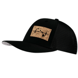Hawaii Hat, Baseball Hat, Snapback Hat, Black, Mens Hat, Womens Hat, Side Picture