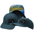 Hawaii Hat, Baseball Hat, Snapback Hat, Blue Charcoal, Mens Hat, Womens Hat, Main Picture