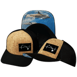 Hawaii Hat, Baseball Hat, Snapback Hat, Cork, Black, Mens Hat, Womens Hat, Main Picture
