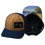 Hawaii Hat, Baseball Hat, Snapback Hat, Cork, Navy, Mens Hat, Womens Hat, Main Picture