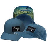 Hawaii Hat, Baseball Hat, Snapback Hat, Sea Blue, Mens Hat, Womens Hat, Main Picture