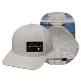 Hawaii Hat, Baseball Hat, Snapback Hat, White, Mens Hat, Womens Hat, Main Picture