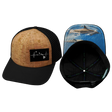 Hawaii Hat, Baseball Hat, Snapback Hat, Cork, Black, Mens Hat, Womens Hat, Main Picture