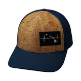 Hawaii Hat, Baseball Hat, Snapback Hat, Cork, Navy, Mens Hat, Womens Hat, Front Picture