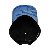 Hawaii Hat, Baseball Hat, Snapback Hat, Ice Blue, Black, Mens Hat, Womens Hat, Underbill Picture