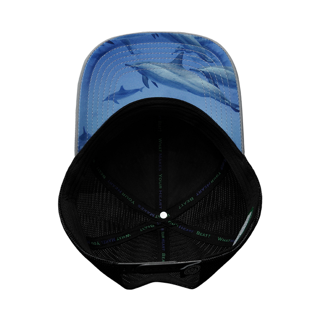 Hawaii Hat, Baseball Hat, Snapback Hat, Ice Blue, Black, Mens Hat, Womens Hat, Underbill Picture