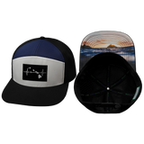 Hawaii Hat, Flat Bill, Snapback Hat, Black, White, Navy, Mens Hat, Womens Hat, Main Picture