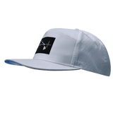 Hawaii Hat, Flat Bill, Snapback Hat, White Camo, Mens Hat, Womens Hat, Side Picture 