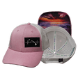 Hawaii Hat, Low Profile, Ponytail, Snapback Hat, Pink, White, Mens Hat, Womens Hat, Main Picture 