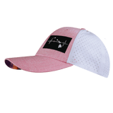 Hawaii Hat, Low Profile, Ponytail, Snapback Hat, Pink, White, Mens Hat, Womens Hat, Side Picture 