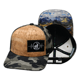 Hunting Hat, Baseball Hat, Snapback Hat, Cork, Tan Tree Camo, Mens Hat, Womens Hat, Main Picture