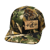 Hunting Hat, Baseball Hat, Snapback Hat, Tan Tree Camo, Mens Hat, Womens Hat, Front Picture 