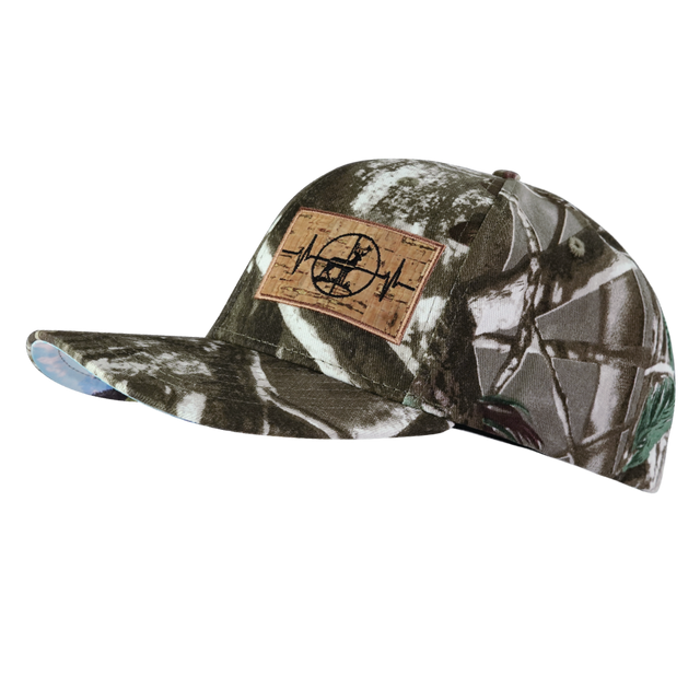 Hunting Hat, Baseball Hat, Snapback Hat, Light Moss Tree Camo, Mens Hat, Womens Hat, Side Picture 