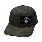 Hunting Hat, Baseball Hat, Snapback Hat, Soft Earth Camo, Mens Hat, Womens Hat, Front Picture 
