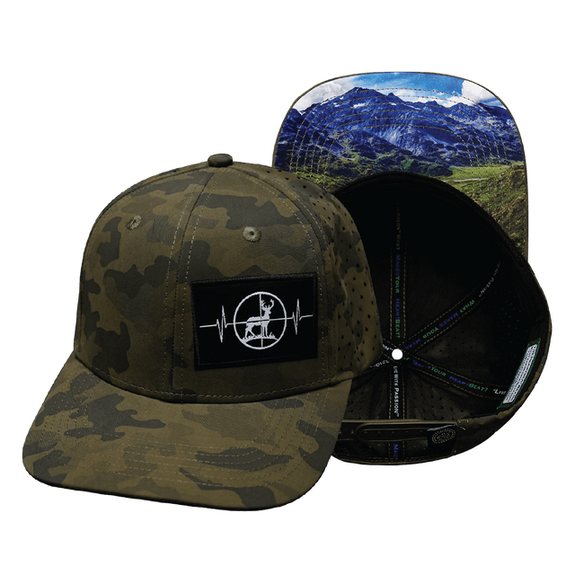 Hunting Hat, Baseball Hat, Snapback Hat, Soft Earth Camo, Mens Hat, Womens Hat, Main Picture 