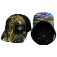 Hunting Hat, Baseball Hat, Snapback Hat, Natural Tree Camo, Black, Mens Hat, Womens Hat, Main Picture 