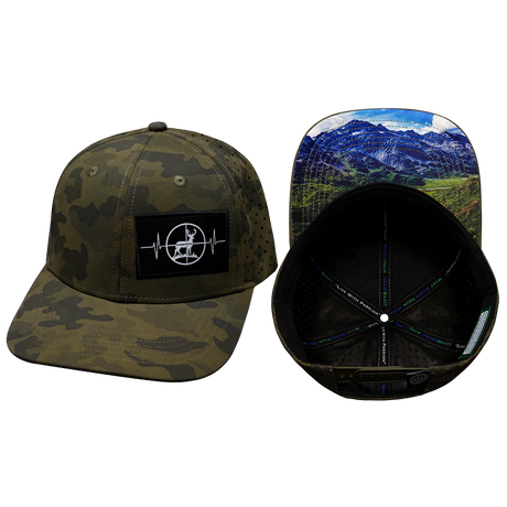 Hunting Hat, Baseball Hat, Snapback Hat, Soft Earth Camo, Mens Hat, Womens Hat, Main Picture 