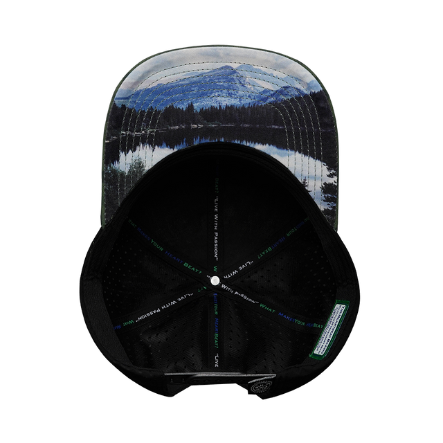 Hunting Hat, Baseball Hat, Snapback Hat, Soft Teal Camo, Black Mens Hat, Womens Hat, Underbill Picture 