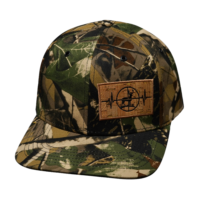 Hunting Hat, Baseball Hat, Snapback Hat, Tan Tree Camo, Mens Hat, Womens Hat, Front Picture 