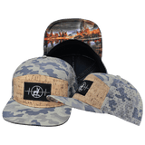 Hunting Hat, Flat Bill, Snapback Hat, Cork, Soft Sand Camo, Mens Hat, Womens Hat, Main Picture