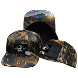 Hunting Hat, Flat Bill, Snapback Hat, Fall Tree Camo, Mens Hat, Womens Hat, Main Picture